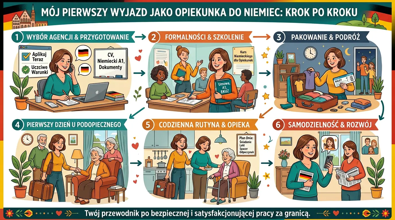 pierwszy wyjazd jako opiekunka do niemiec krok po kroku Pierwszy wyjazd jako opiekunka do Niemiec – krok po kroku Pierwszy wyjazd jako opiekunka do Niemiec – krok po kroku
